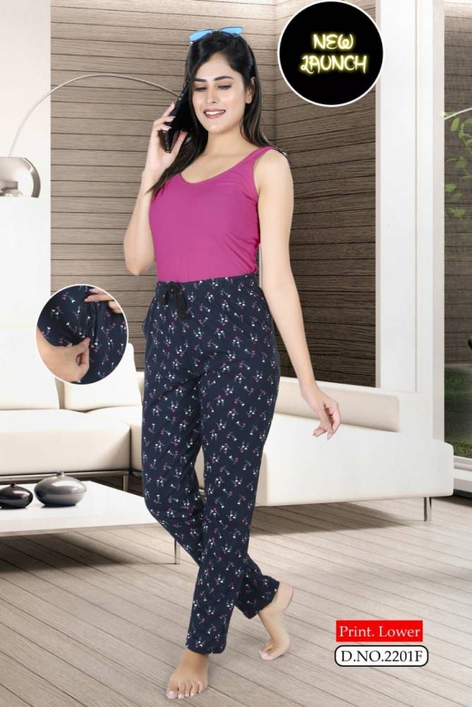 Summer Special 2201 Wholesale Cotton Night Pant Catalog
